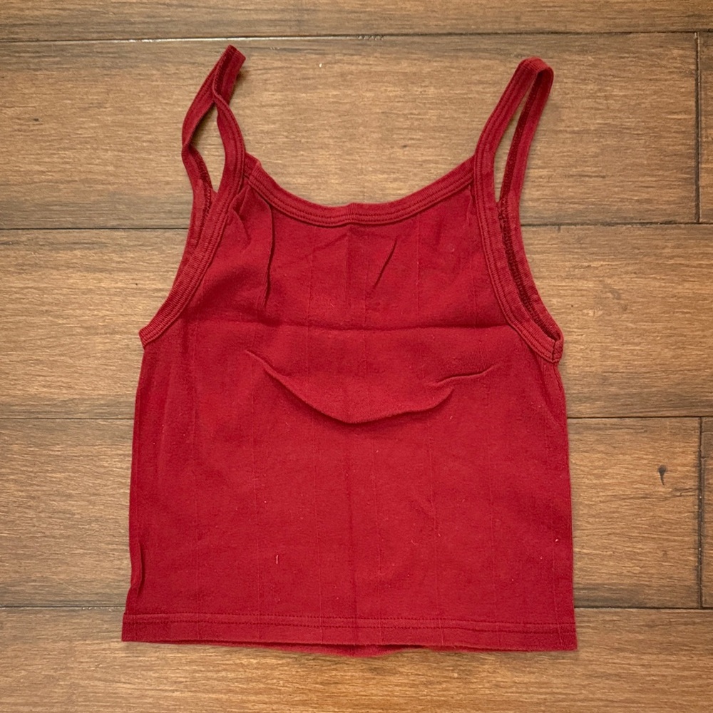 Out from Under Cropped Tank Top - Picture 2 of 2